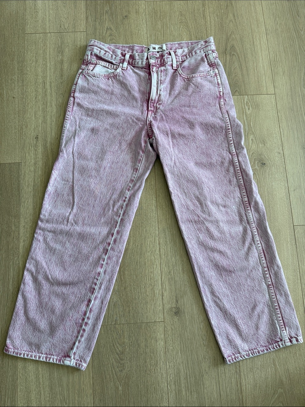 AMO Denim Billie Jean in Rosestone sz. 28 - Picture 4 of 8